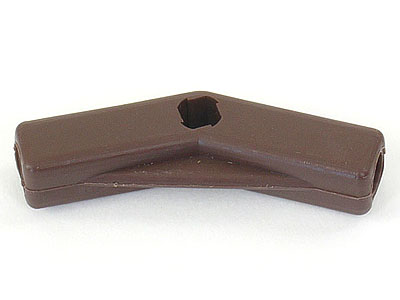 Dihedral joint 4.0 mm brown